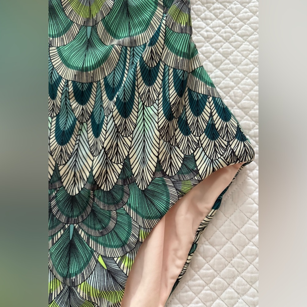 Mara Hoffman Swim Backless Feather Print One Piece Swimsuit Size XS NWT - Picture 6 of 11